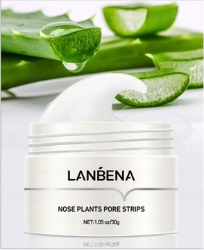 LANBENA 60шт ОЧИЩАЮЩАЯ ПОРЫ МАСКА ЧЕРНАЯ