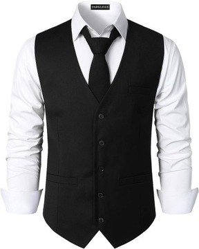Kamizelka męska elegancka pulower serek/dekolt V rozmiar XXL