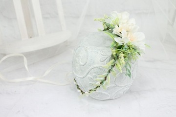 Причастный венок, цветочная повязка на голову