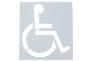 P24 SZABLON inwalida miejsce parkingowe P-24