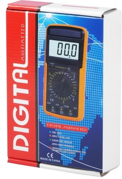 MIERNIK MULTIMETR CYFROWY DT-9208A Z TERMOSONDĄ