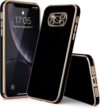 ETUI GLAMOUR DO XIAOMI POCO X3 / X3 PRO / X3 NFC SILIKON + SZKŁO