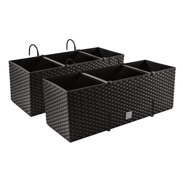 2x Skrzynka wisząca na balustarde DRT500 Umbra