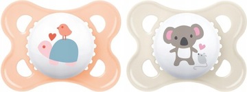 MAM BABY SMOCZEK START SILKY 2-6 TOGETHER GIRL 2SZ