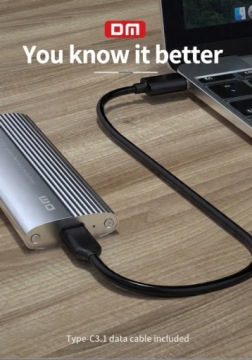 Твердотельный накопитель M.2 NVME/NGFF с двумя отсеками для дисков USB-C3.2