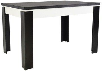 Czarno biały STÓŁ kuchenny 80x120/160 LAMINAT