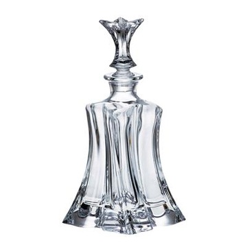 BOHEMIA FLORALE KARAFKA DO WHISKY 510ML ZE SZKŁA KRYSZTAŁOWEGO