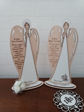 Благодарность крестным родителям и первому причастию