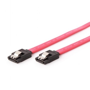 Kabel SATA DATA III (6GB/S) 30cm Gembird czerwony