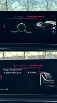 Audi A4 B9 Avant 2.0 TFSI ultra 190KM 2017 Audi A4 B9 2.0 TFSI 190KM ULTRA Sport S-Tronic VIRTUAL / FULL LED /B. PERŁA, zdjęcie 9