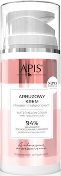 Apis Nawilżający Krem do Twarzy z Kwasem Hialuronowym Arbuzowy Orzeźwiający