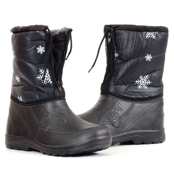 ВОДОНЕПРОНИЦАЕМЫЕ ЖЕНСКИЕ ЗИМНИЕ БОТИНКИ С УТЕПЛЕНИЕМ, ЛЕГКИЕ