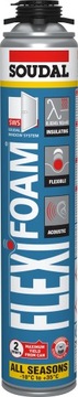 SOUDAL FLEXI FOAM PIANA PIANKA PISTOLETOWA 750 ml