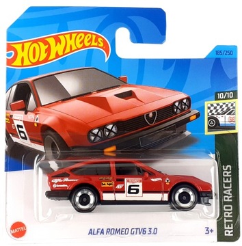 HOT WHEELS MODEL ALFA ROMEO GTV6 3.0 RETRO RACERS
