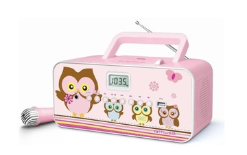 Радио MUSE для ДЕТЕЙ + микрофон 30Вт CD/MP3/USB