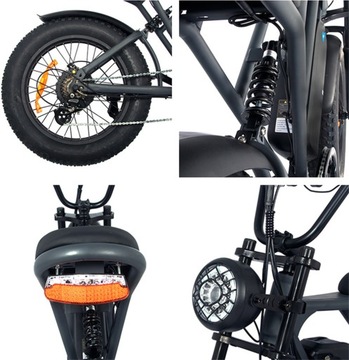 Электрический велосипед 500 Вт, 15 Ач, 32 км/ч, 20 дюймов, MTB, электровелосипед