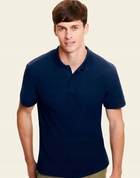 KOSZULKA POLO ORIGINAL FRUIT OF THE LOOM Black L