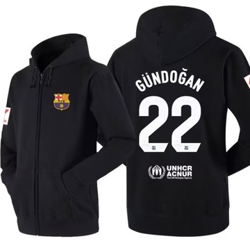 2324 New FCB Fan Edition No.27 Футбольная толстовка Lamine Yamal + Черный