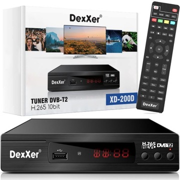 Декодер Tuner DVBT2 HEVC Box HDMI H.265 10-битный