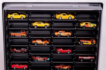 Полка для подвески машинки Hot Wheels, закрытая, черная