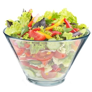 СТЕКЛЯННАЯ САЛАТНИЦА 17см ДЛЯ САЛАТНЫХ ЗАКУСОК