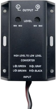 RCA выходной адаптер усилитель аудио преобразователь 2x RCA HI Low