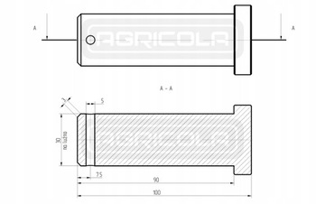PIN FI 30 НА ЦИЛИНДРЕ ПРИВОДА + КРЫШКА