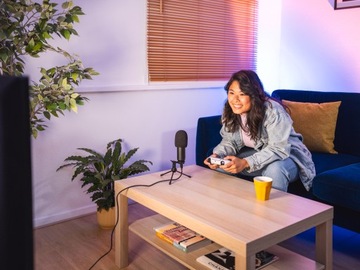 USB-ПК ПОТОКОВЫЙ ИГРОВОЙ МИКРОФОН С РУЧКОЙ