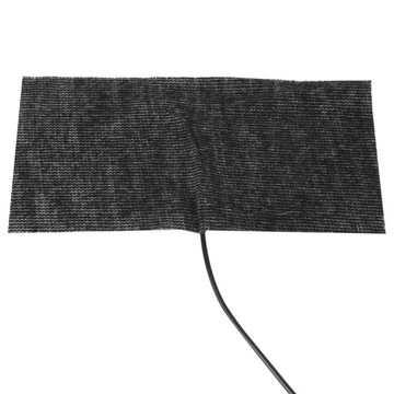 1 шт., черный нагревательный коврик из USB-волокна, 5 В