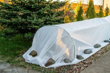 ТКАНЬ НЕТКАНАЯ WINTER WHITE AGR 50г 1,6x10м ДЫХАТЕЛЬНЫЙ ЛЕГКИЙ УНИВЕРСАЛЬНЫЙ ПОКРЫТИЕ