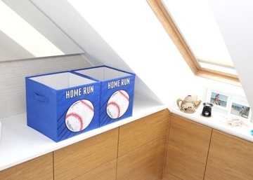 KSZPUDEŁKO HOME RUN ИГРУШЕЧНЫЙ КОНТЕЙНЕР 30x30x30 см