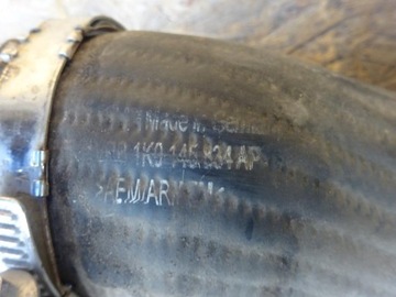 AUDI A3 8P FACELIFT GOLF VI EOS 2.0 TDI TRUBKA PŘÍVOD INTERCOOLER 1K0145834AP