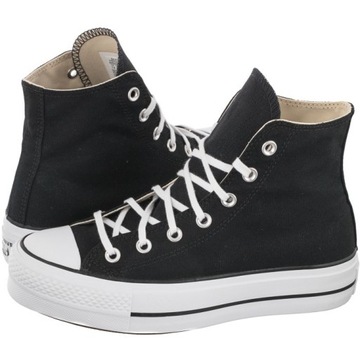 Buty Trampki Wysokie Damskie Converse CT All Star 560845C Czarne