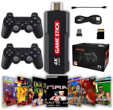 KONSOLA RETRO GRA TELEWIZYJNA XTWO 35000 Gier 30 Emulatorów 2 PADY 64 GB