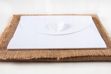 Фотокоробка с сердцем 10х15 белая 10 шт.