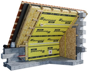 Пароизоляционная мембрана 90г AKTIV FOIL 75м2