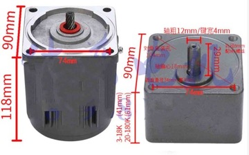 МОТОР-РЕДУКТОР ОДНОФАЗНЫЙ 220В-15К 40ВТ