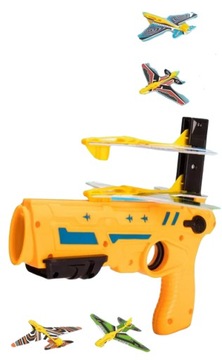Pistolet WYRZUTNIA Samolotów 3x SAMOLOT Automat