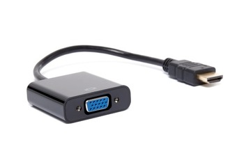 Адаптер-адаптер Кабель-адаптер HDMI-VGA DSUB ДЛЯ НОУТБУК-КОМПЬЮТЕРА 15 см