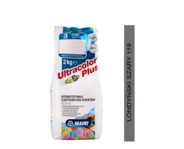 MAPEI Ultracolor Plus 2kg 119 Londyński Szary