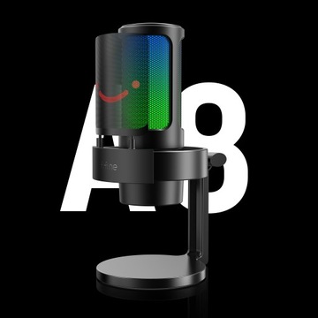 Конденсаторный микрофон для игровой студии Fifine A8 AMPLIGAME USB RGB PnP