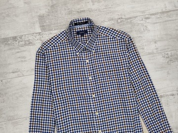 GANT UPPER EAST TWILL CHECK KOSZULA MĘSKA W KRATĘ CASUAL r. M