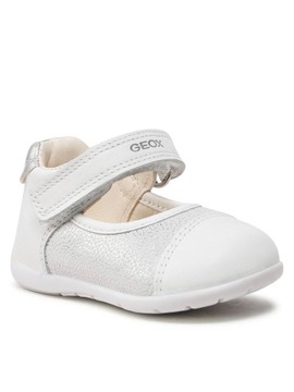 GEOX Półbuty B Kaytan B3551C08507C0007 White/Silve