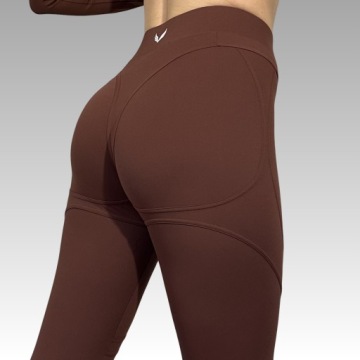 VIVORA CONTOURLIFT WOMEN'S SPORTS PUSH UP MODELLING LEGGINS Brown S