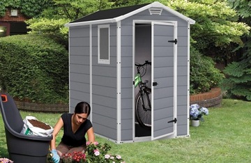 Сарай для садового инструмента Grey Keter Manor 4x6