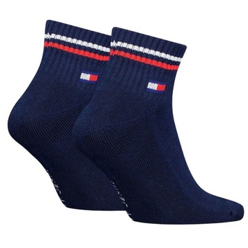 Tommy Hilfiger Skarpety Męskie Zakostki Logo 2 pary Rozmiar 39/42