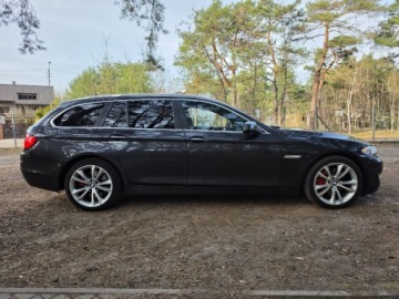 BMW Seria 5 F10-F11 Touring 530d 258KM 2011 BMW Seria 5 X-Drive Jasne Skory Komfort Head Up Panorama Hak Webasto 3.0, zdjęcie 6