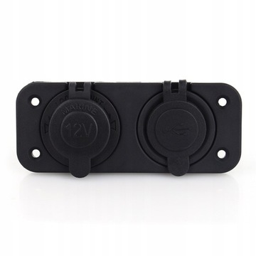 АВТОМОБИЛЬНОЕ ЗАРЯДНОЕ УСТРОЙСТВО 12 В ПОСТ. ТОКА 2xUSB 1A/2,1A