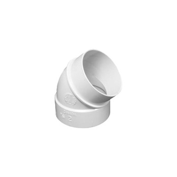 Колено 45 ниппелей Центральный пылесос VACULINE