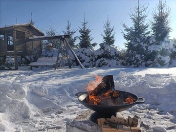 Комплект камин + казан 9л, производитель чугуна